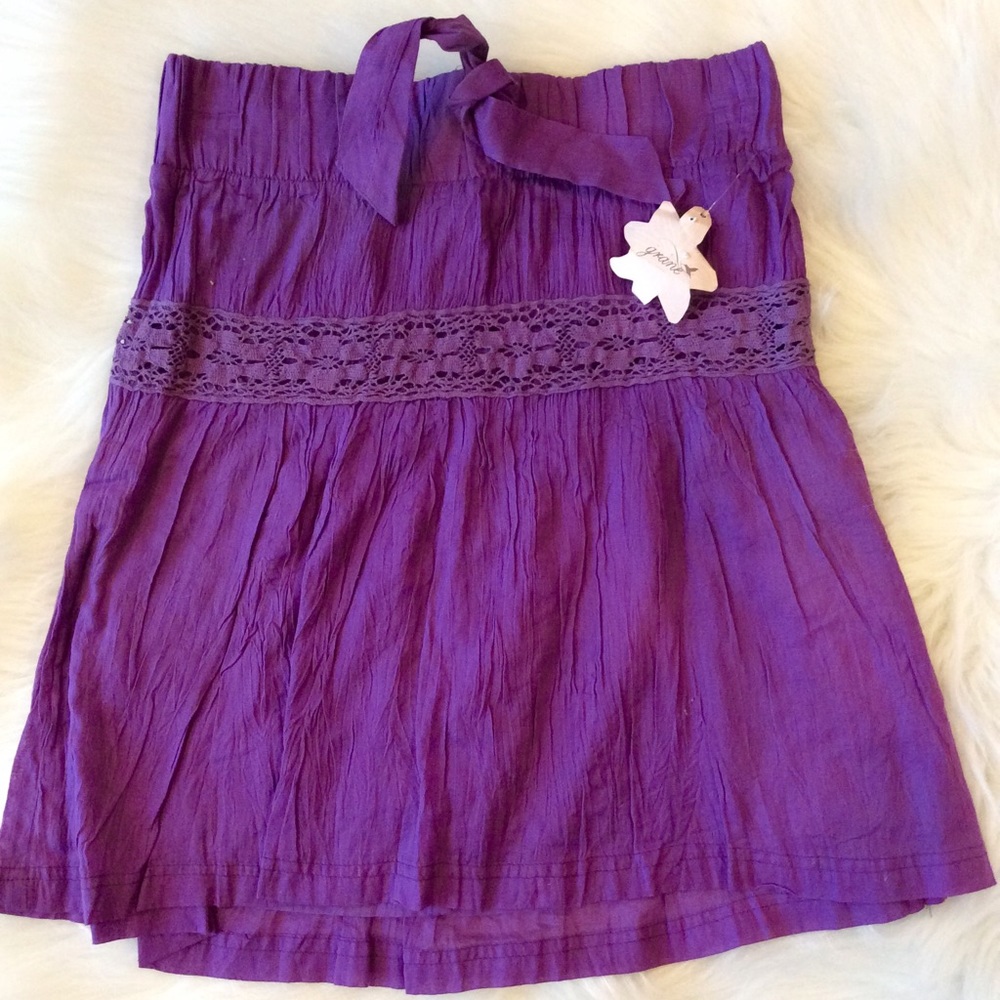 Grane Purple Skirt Modest Girls Belk New Girls M